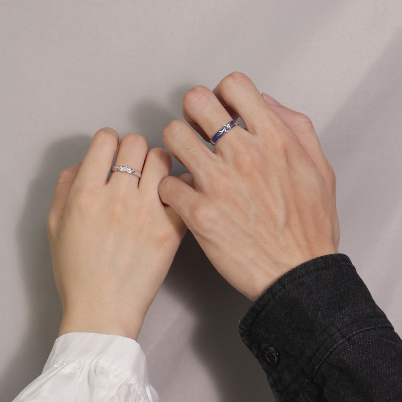 超質感好物丨一"鹿"有你 · 「結伴同行」（情侶對戒2組入）【開口】  禮物推薦-VANA氛圍飾品