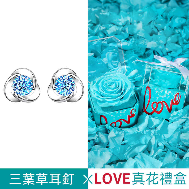 七夕情人節丨倖運草耳飾 【純銀】  禮物推薦-VANA氛圍飾品