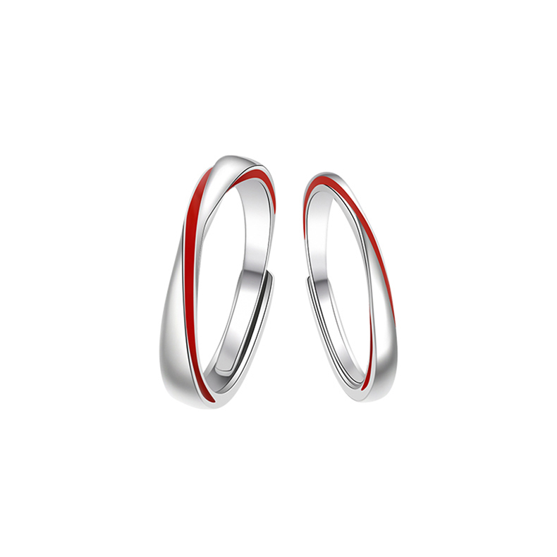 七夕情人節丨紅繩結姻緣 ·「月老紅線」情侶對戒  求婚禮物推薦-VANA氛圍飾品