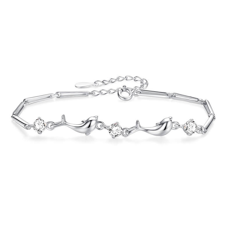 初夏派對丨「海面藍晶天使」海豚手鍊   禮物推薦-VANA氛圍飾品