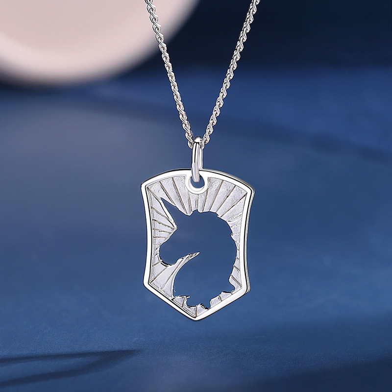 七夕情人節丨為你守護 · 「獨角獸」情侶項鍊（2入組）  禮物推薦-VANA氛圍飾品