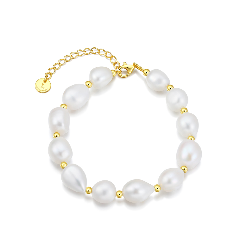 來自大海的餽贈 · 「變形的珍珠」巴洛克珍珠手鍊-VANA氛圍飾品