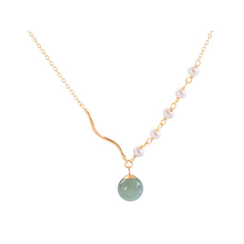 聖誕節禮物丨白玉珍珠 · 和闐玉項鍊 禮物推薦-VANA氛圍飾品