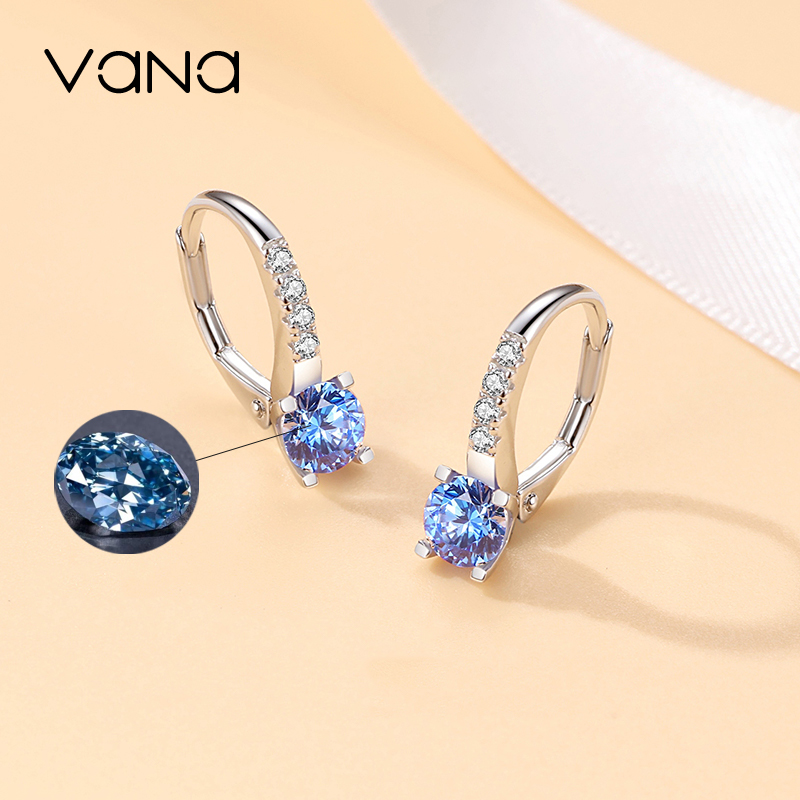 超質感好物丨璀璨星辰 ·「單鑽」純銀耳環  禮物推薦-VANA氛圍飾品