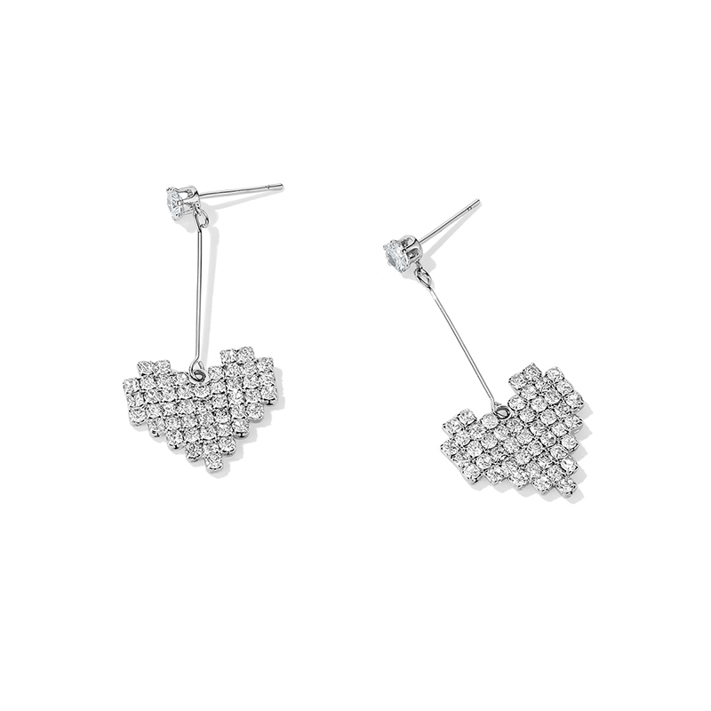 韓版愛心氣質耳環-FANYIACC