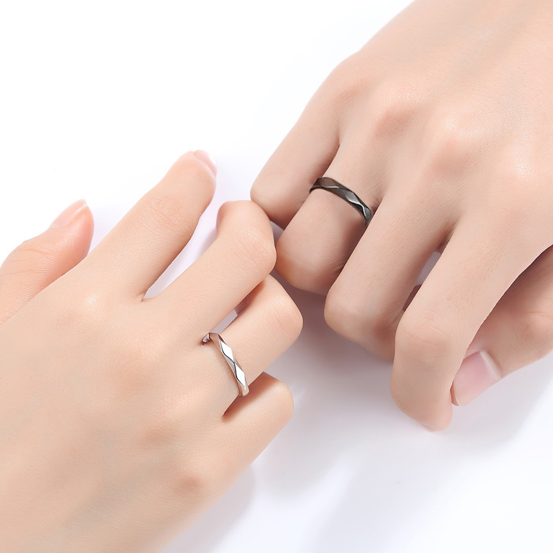 戀愛1+1 | 深情款款/異地戀情侶對戒-FANYIACC