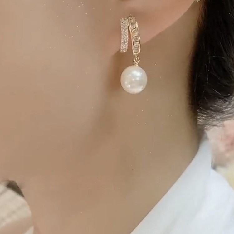 氣質珍珠耳環-FANYIACC