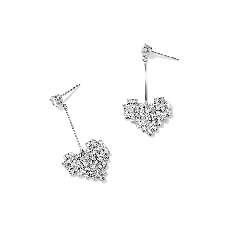 韓版愛心氣質耳環-FANYIACC