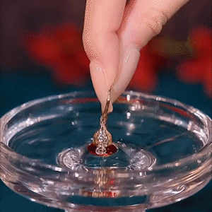 紅色水晶福袋耳環-FANYIACC