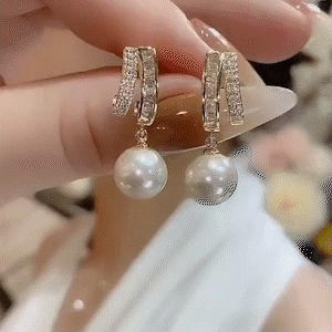氣質珍珠耳環-FANYIACC