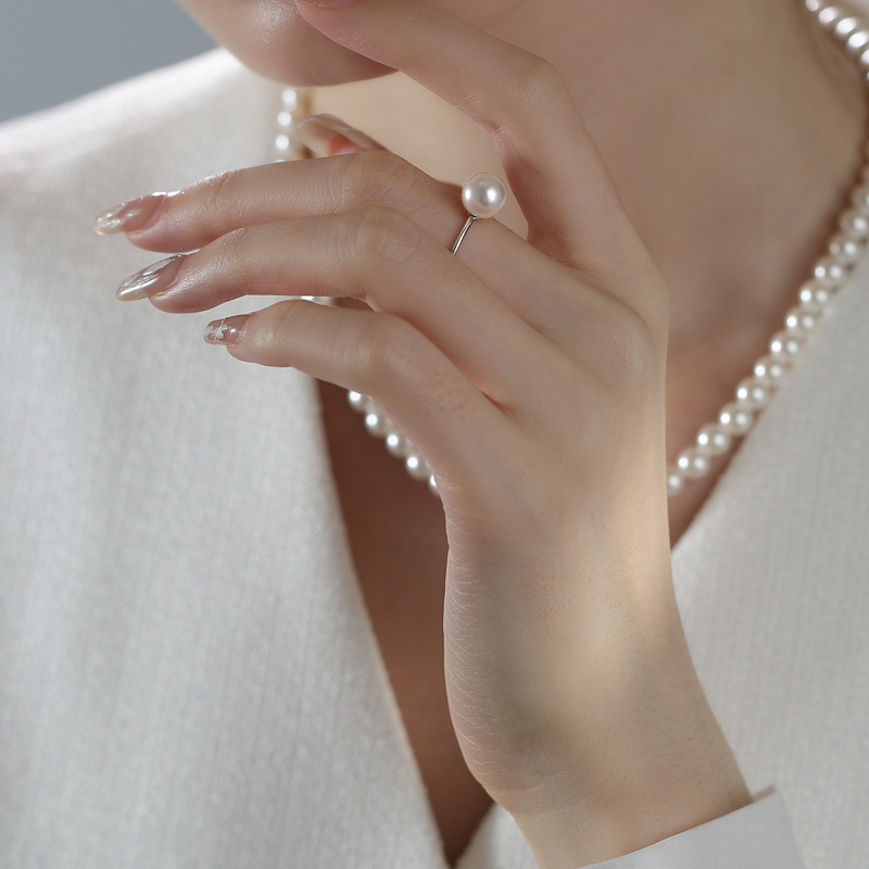 [Copy]法式珍珠可調節戒指