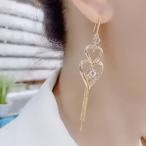 永結同心流蘇耳環 -FANYIACC