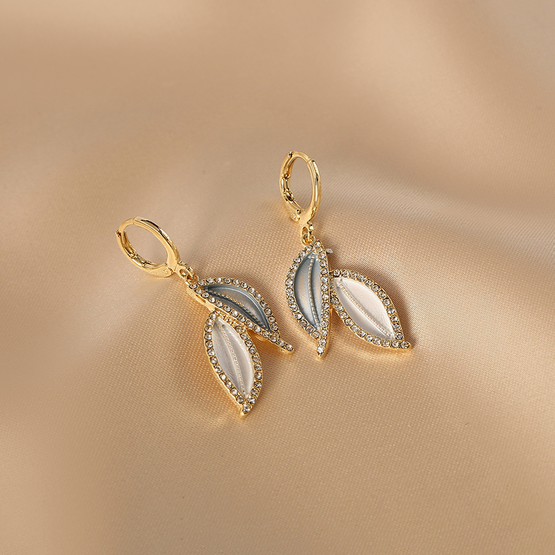 花跡葉子耳環-FANYIACC