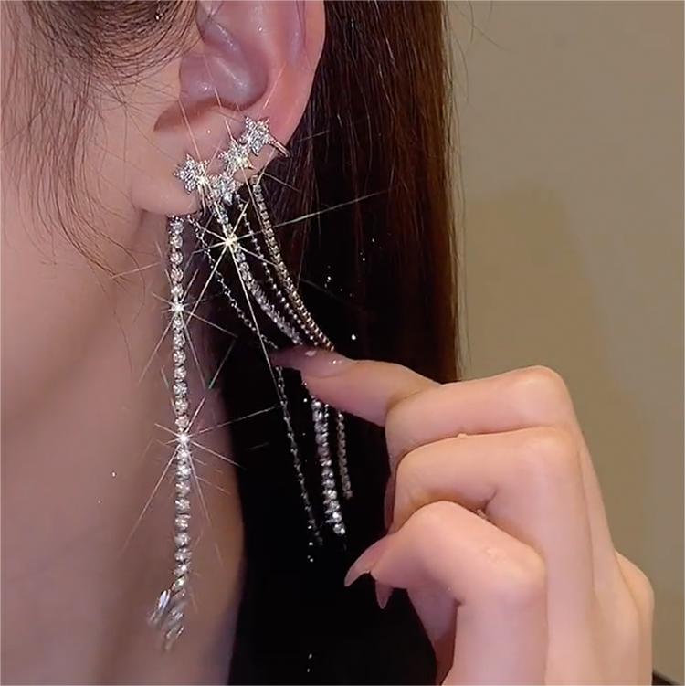 五角星流蘇耳掛-FANYIACC