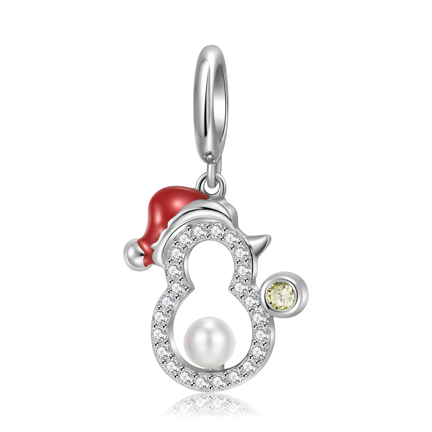 Christmas Snowman Charm Bracelet-Vigg Jewelry