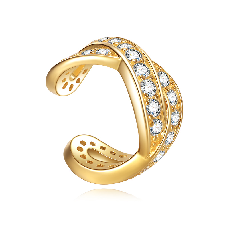 VIGG 18K Gold Plated Duke Earrings-Vigg Jewelry