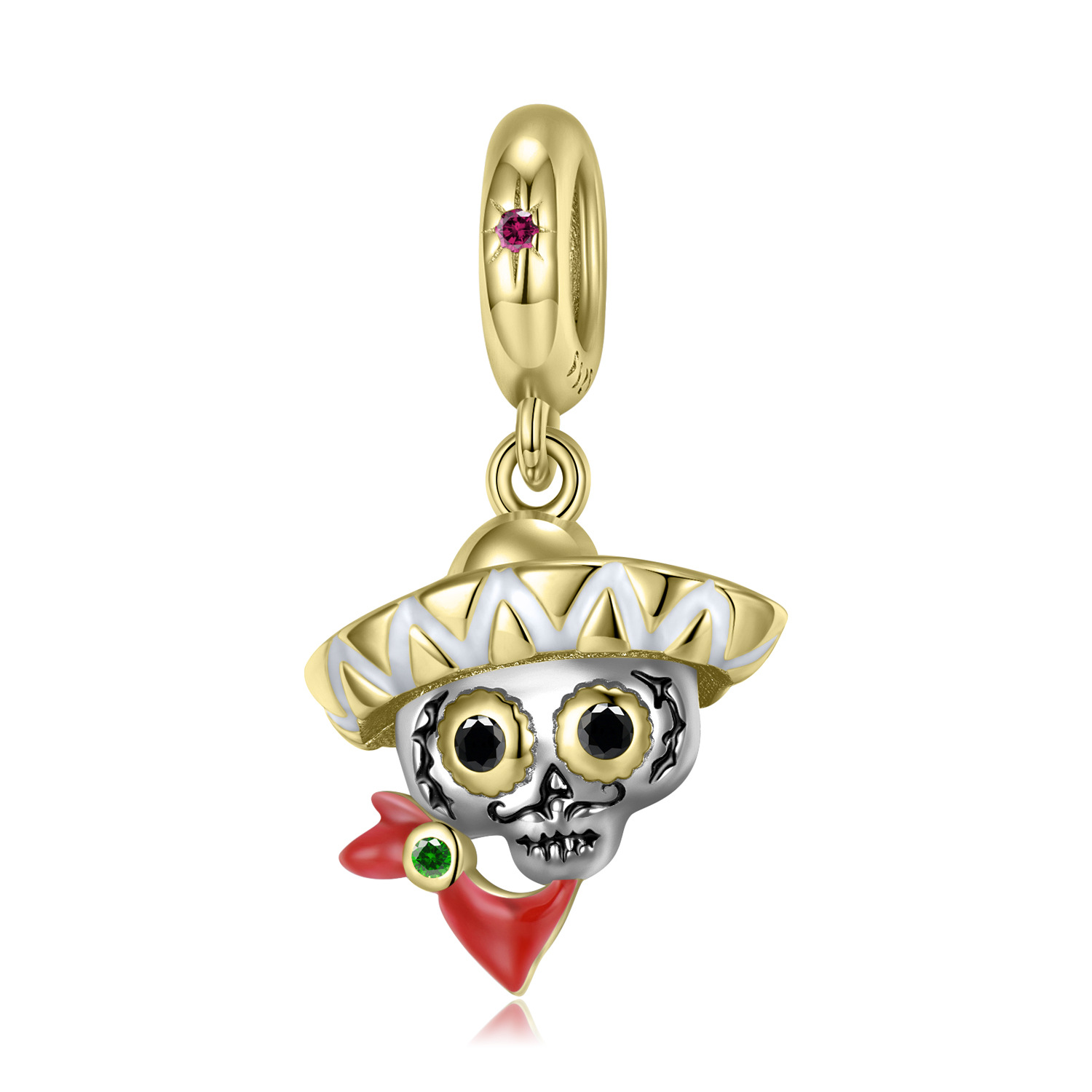 Ector Character Bead Pendant Bracelet-Vigg Jewelry