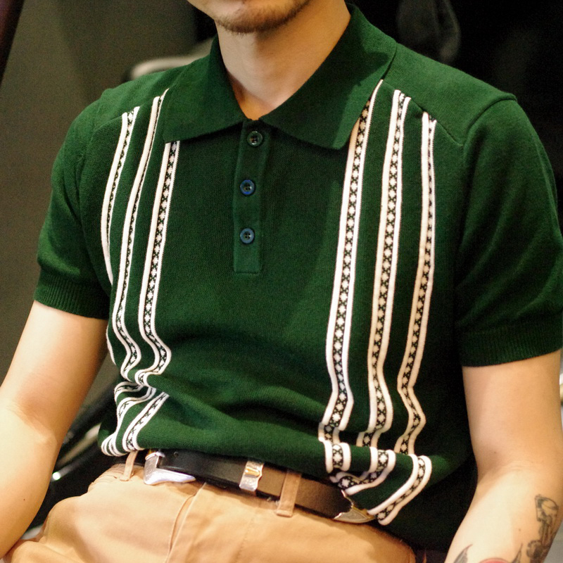 retro style polo