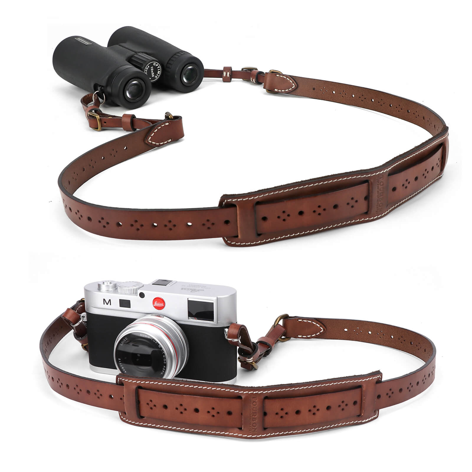 leather camera strap