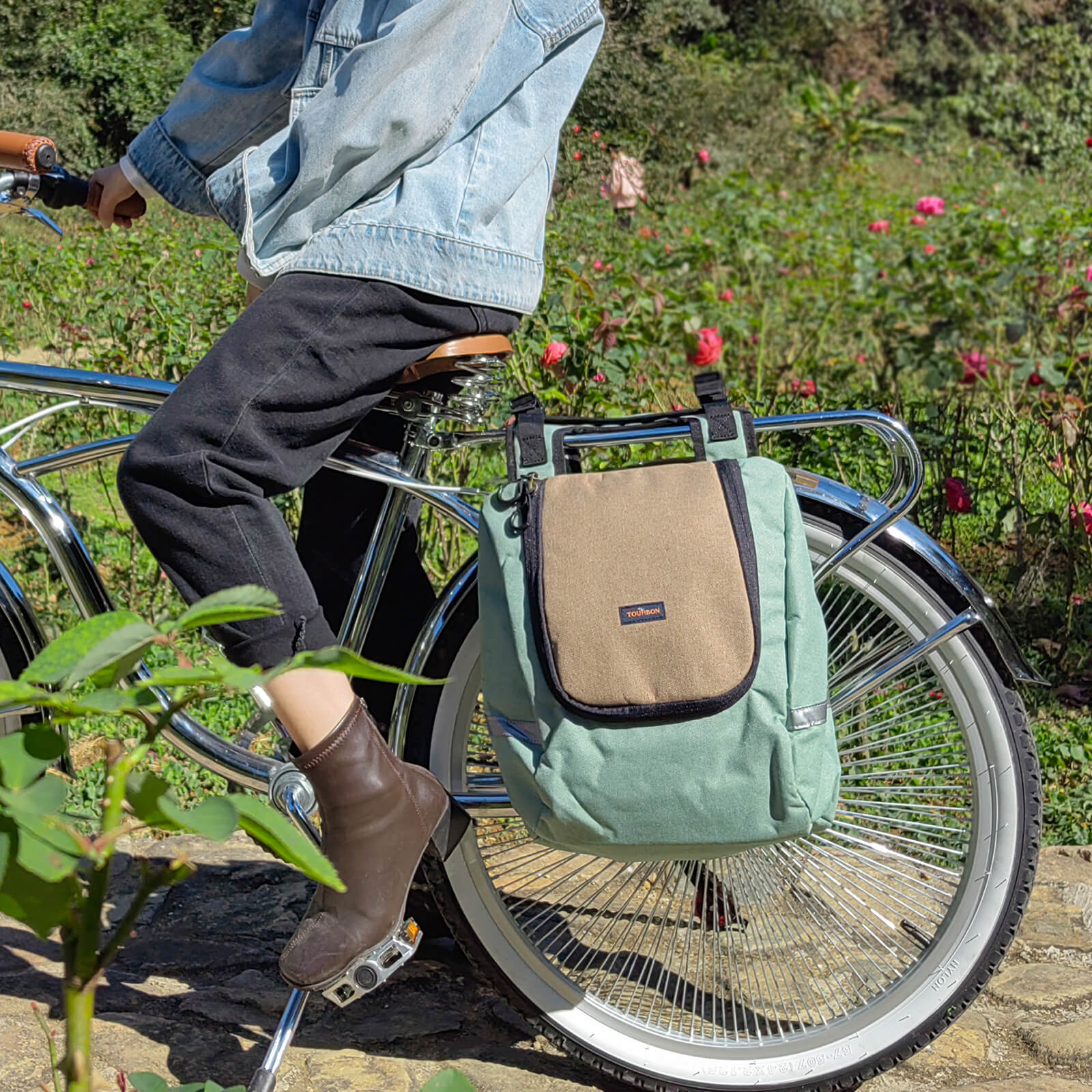 double panniers for bicycles