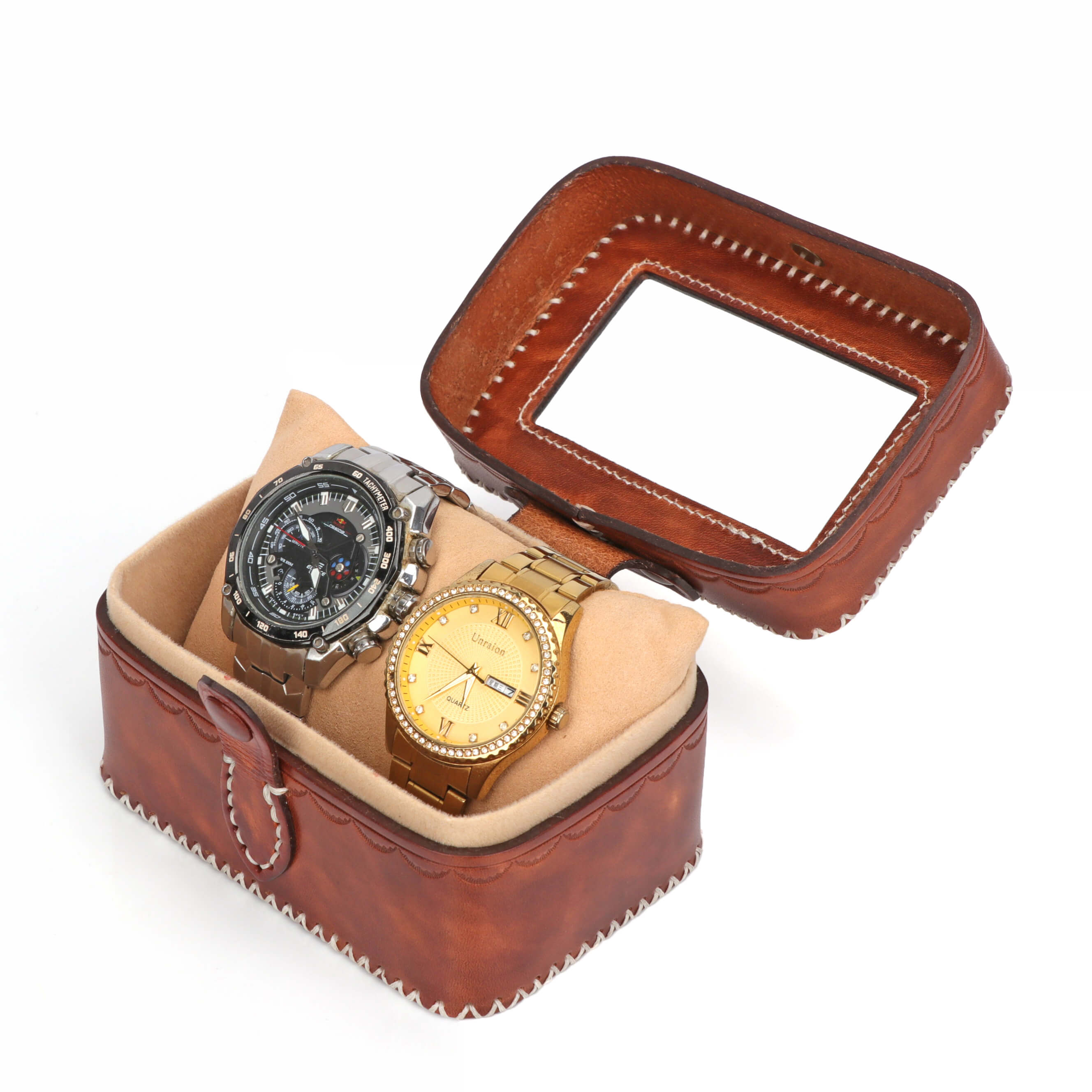 Travel Double Watch Case – The Debonair Collection