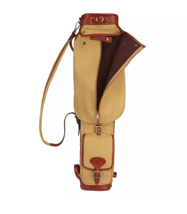 About TOURBON Canvas Golf Club Carry Case Travel Golfer Bag Video Show