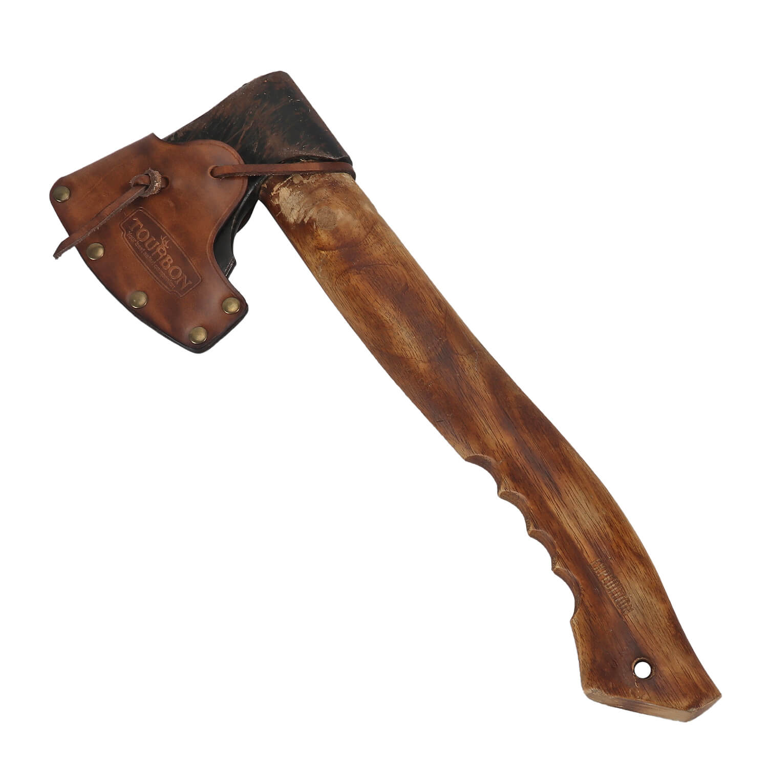 TOURBON Leaher Axe Head Sheath with Leather Adjustable Strap-TOURBONSTORE