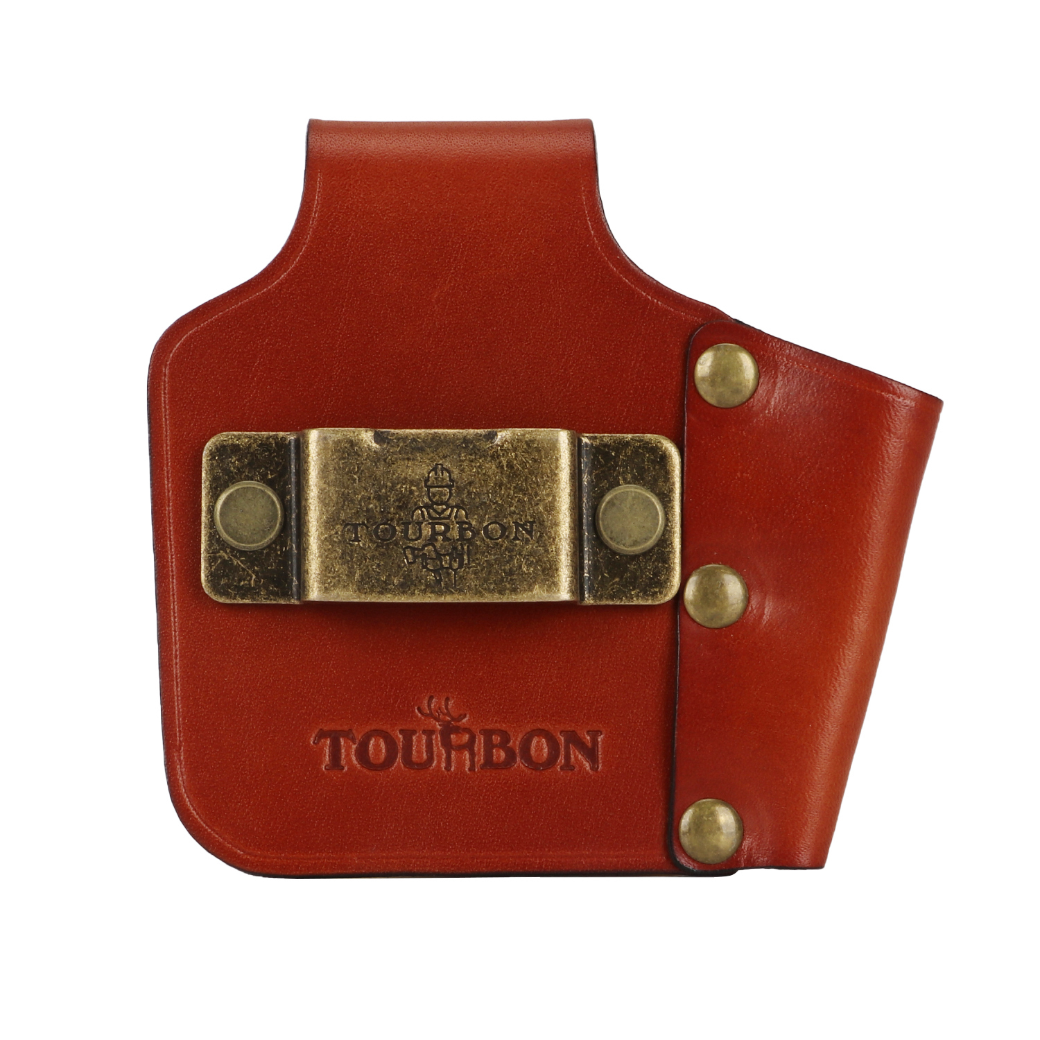 TOURBON Leather Tape Measure Holster Belt Tool Loop