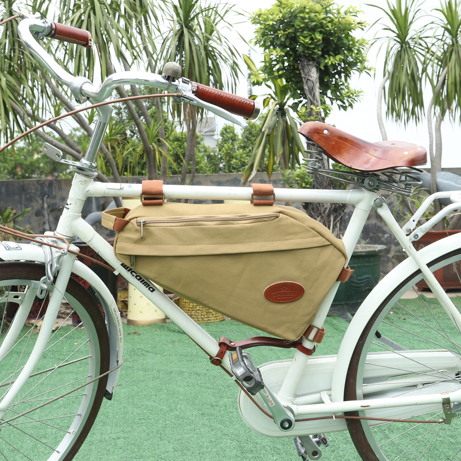 About TOURBON Bike Frame Bag Front Crossbar Triangle Pannier Bag Review