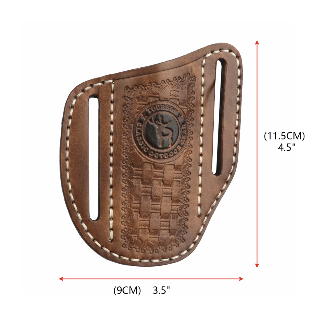 Tourbon EDC messentas, leer, riemtas, zaklamp, penhouder