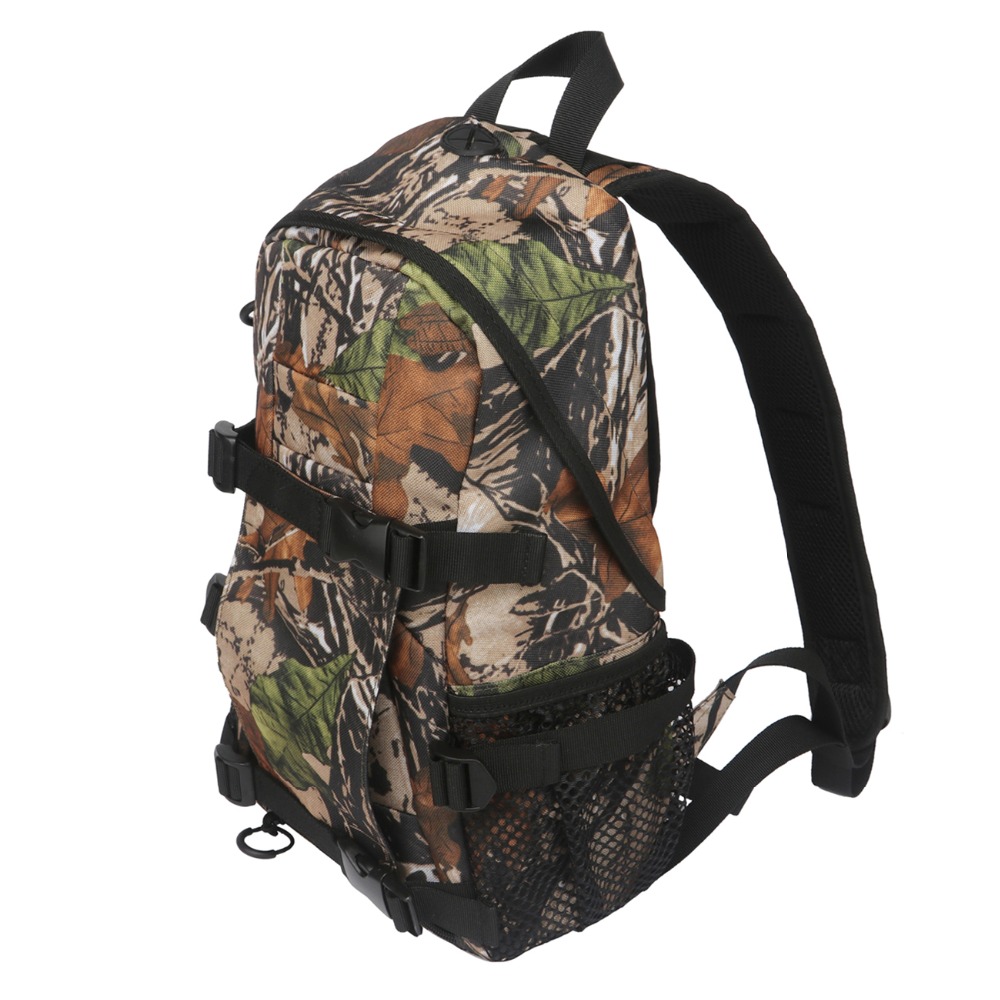 TOURBON Small Hunting Backpack Day Pack Rusack with Rifle Gun Holder CAMO