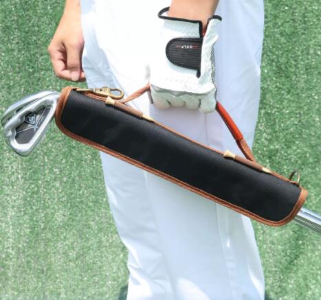 About TOURBON Lightweight Canvas Golf Club Carrier Sleeves Bag with Shoulder Strap Video Show
