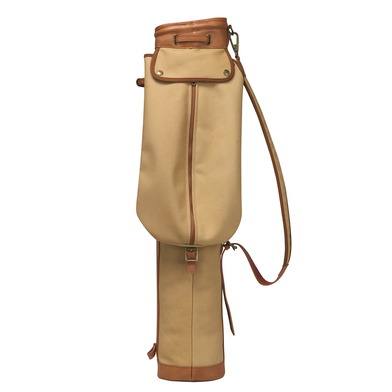 TOURBON Canvas Sunday Golf Bag with Cover