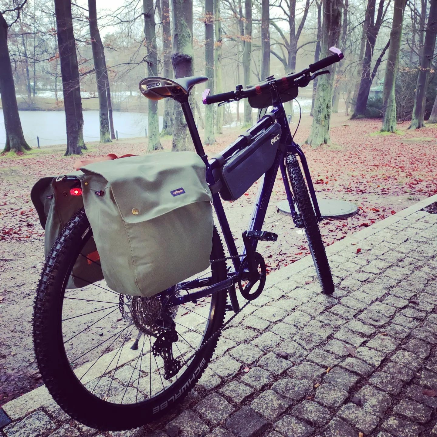 leather panniers for bicycles