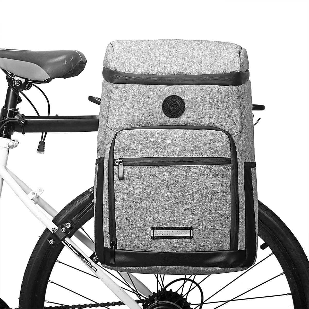 TOURBON Oxford Cloth Insulated Bike Bag for Rear Rack