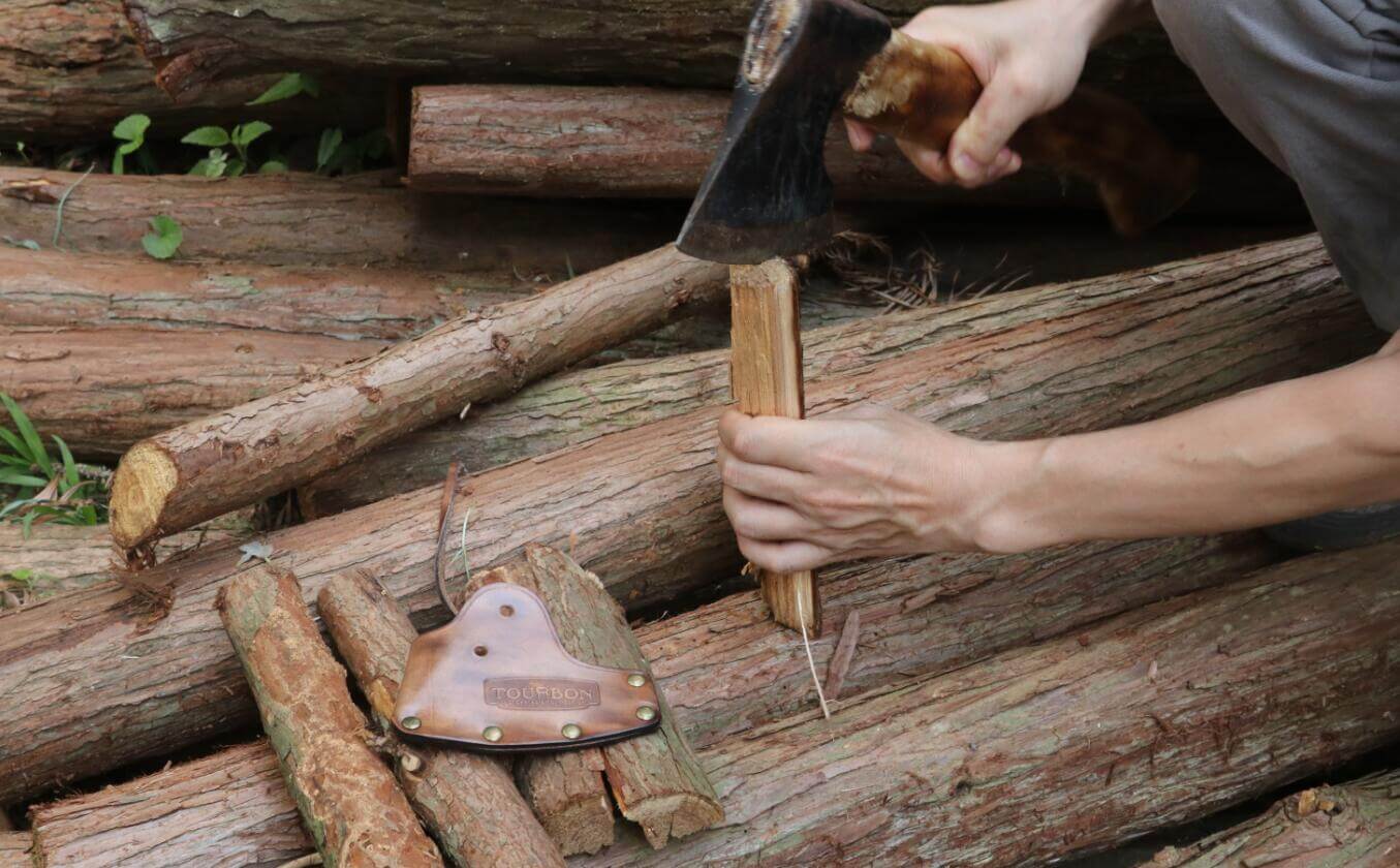 leather hatchet sheath