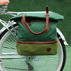 leather bike bag