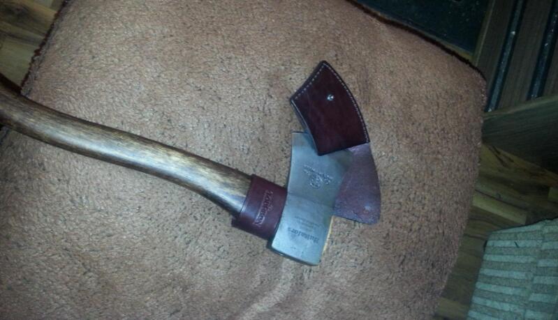 hatchet with sheath belt