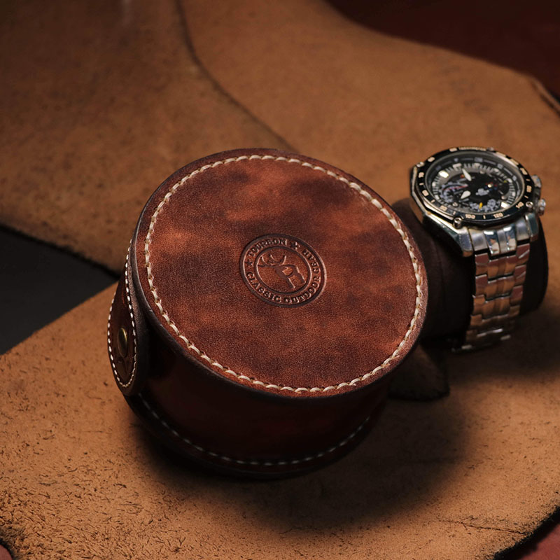 leather watch box