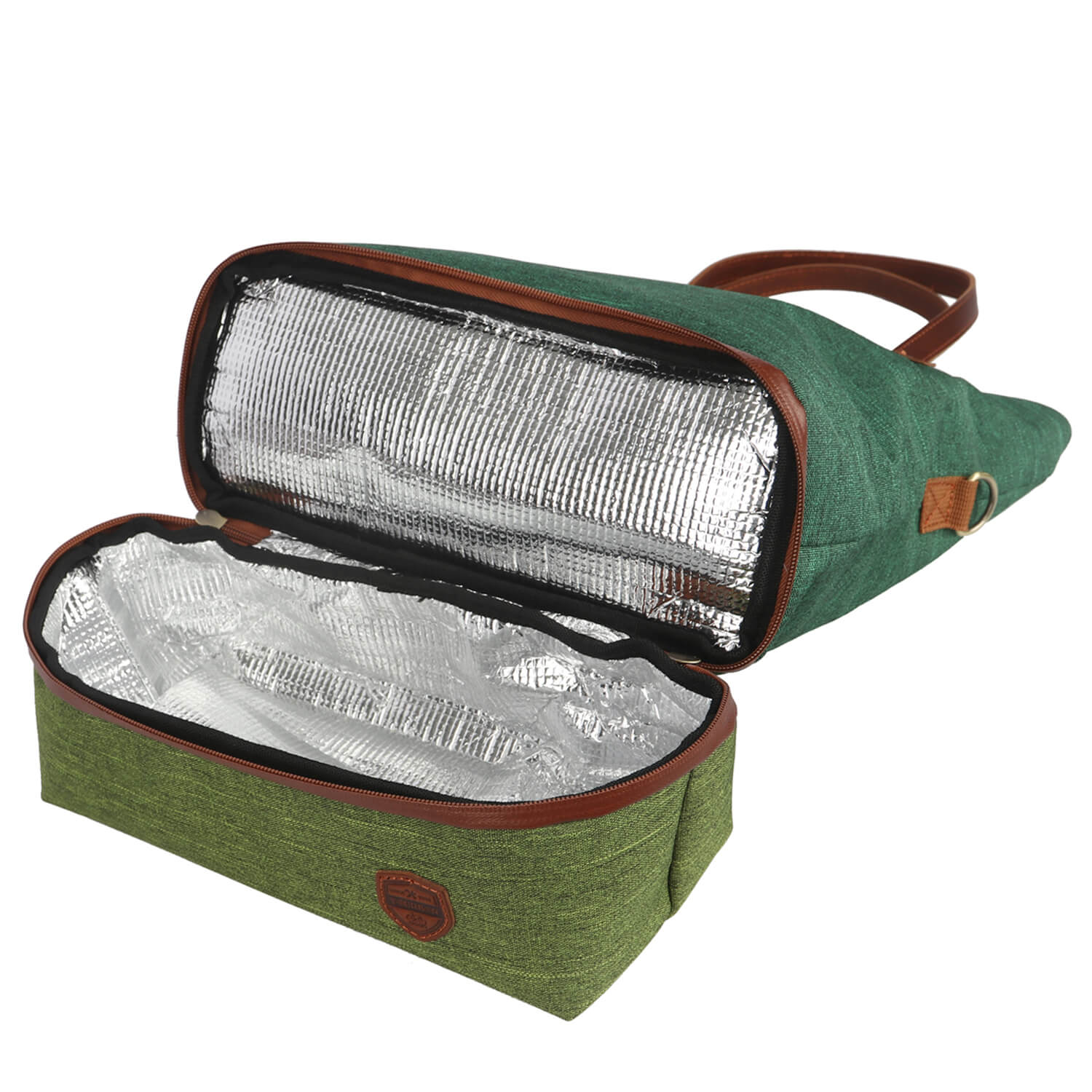 TOURBON Bike Rear Seat Carrier Insulation Compartment Shoulder Bags