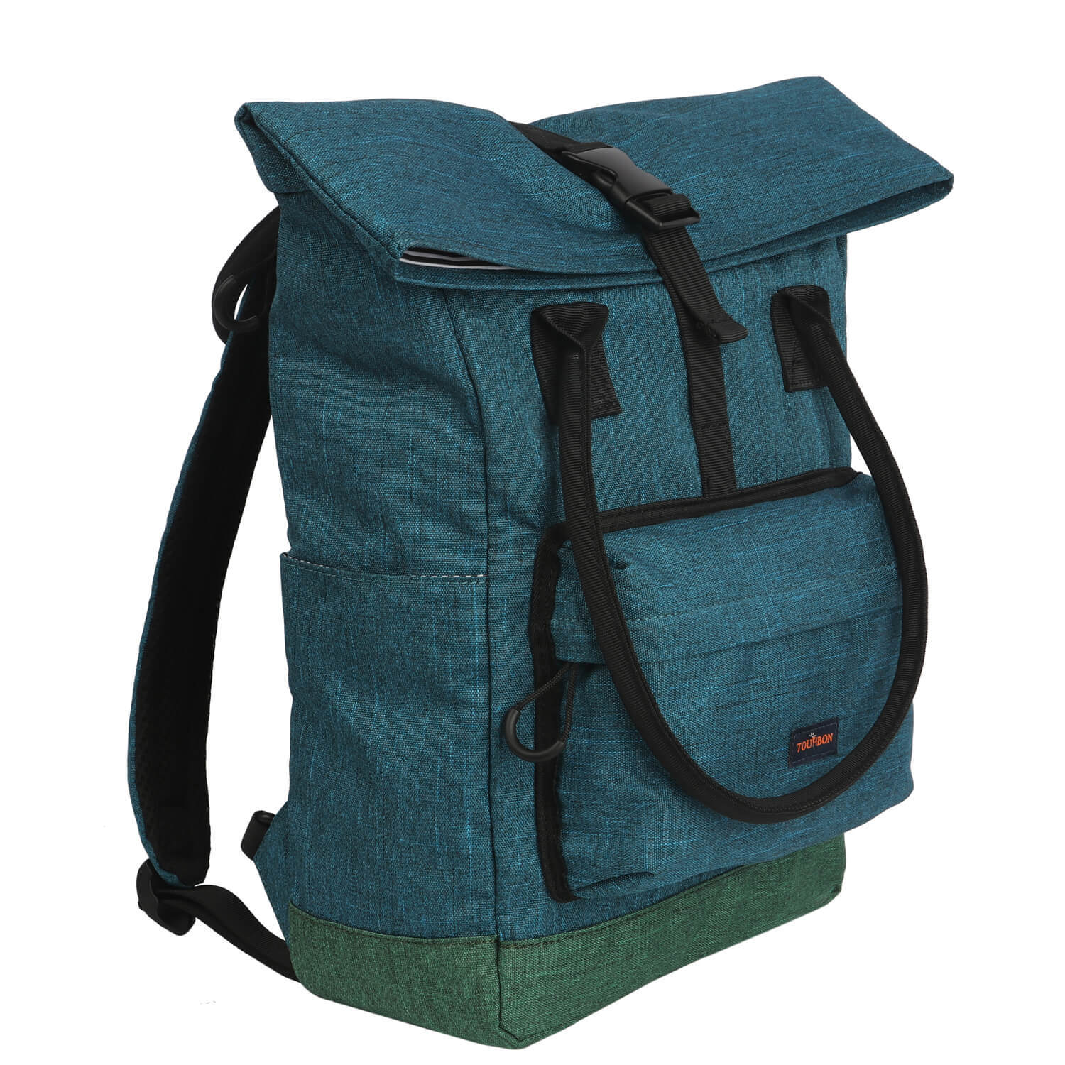 Tourbon Nylon Roll-Top Clip-on Arket Shopper Sacoche Vélo Sac À Dos Tourbon Nylon Roll-Top Clip-on Arket Shopper Sacoche Vélo Sac À Dos