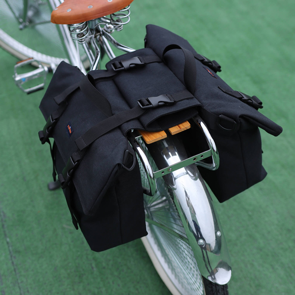 bike saddle bag green