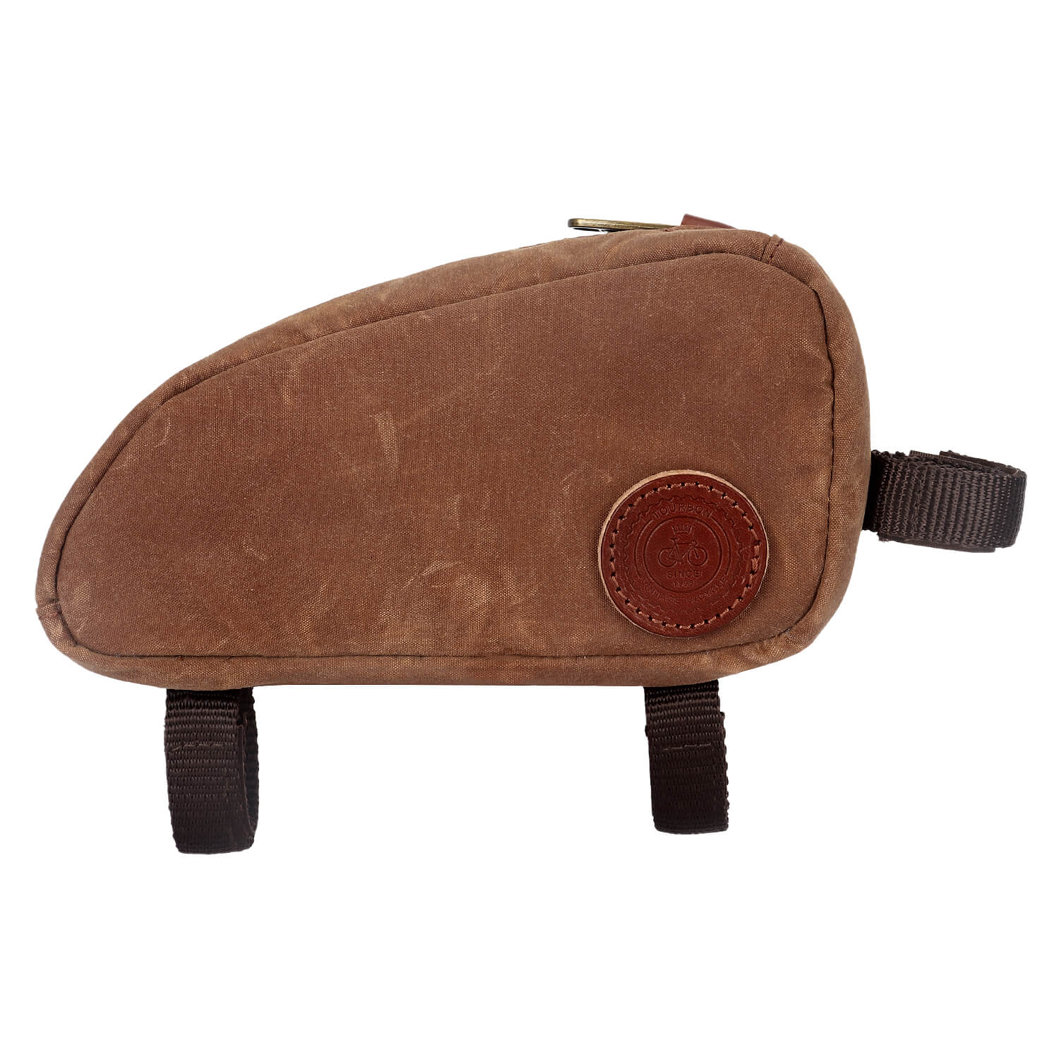 TOURBON Vintage Bicycle Frame Tube Bag Bike Pouch Storage Carrier Waterproof