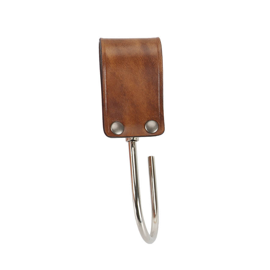 TOURBON Leather Drill Holder Belt Tool Hook Holster