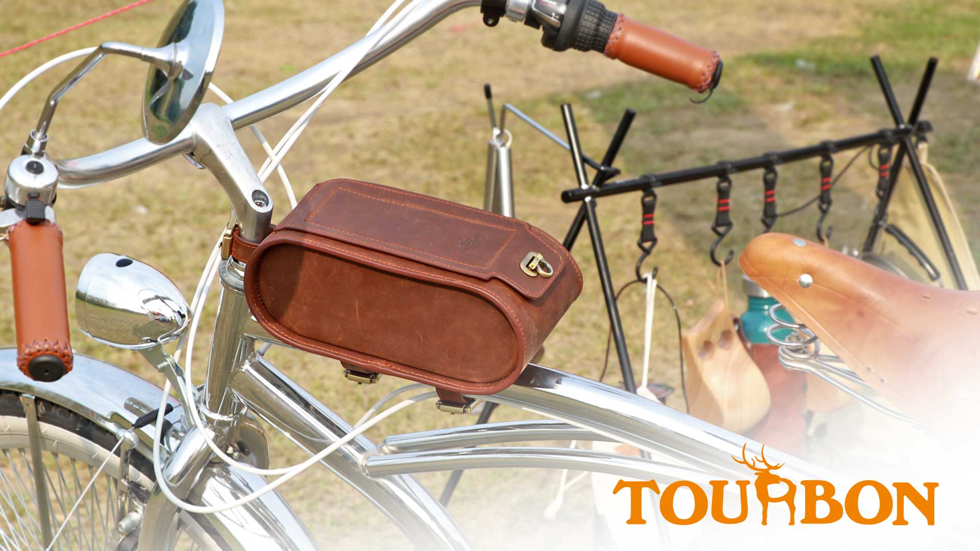 About TOURBON Small Bike Frame Bag