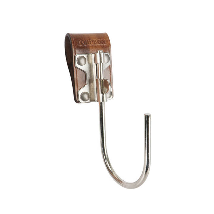 TOURBON Leather Drill Holder Belt Tool Hook Holster