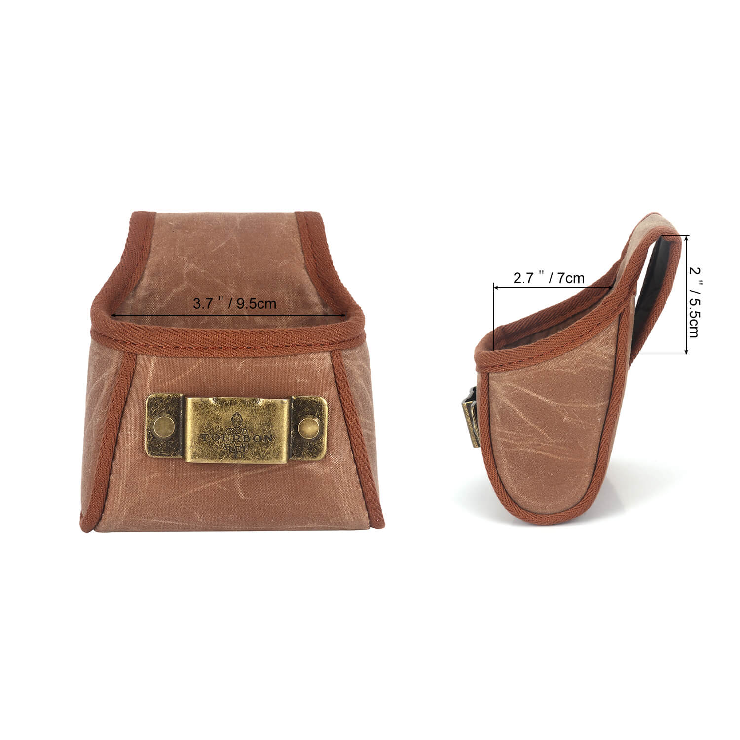 Rhino USA Tool Bag Roll - Heavy Duty Canvas Organizer Pouch