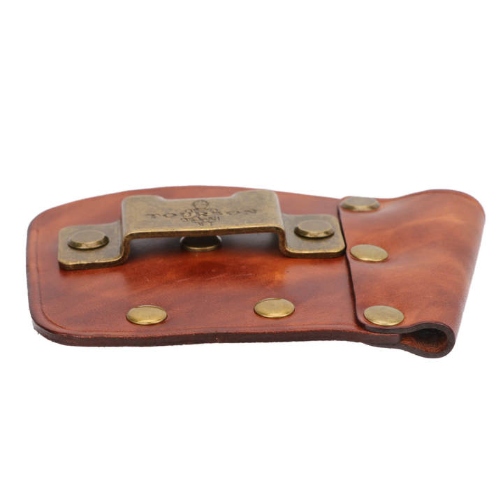 TOURBON Leather Tape Measuring Pouch Contractor Pencil Loop Belt Clip