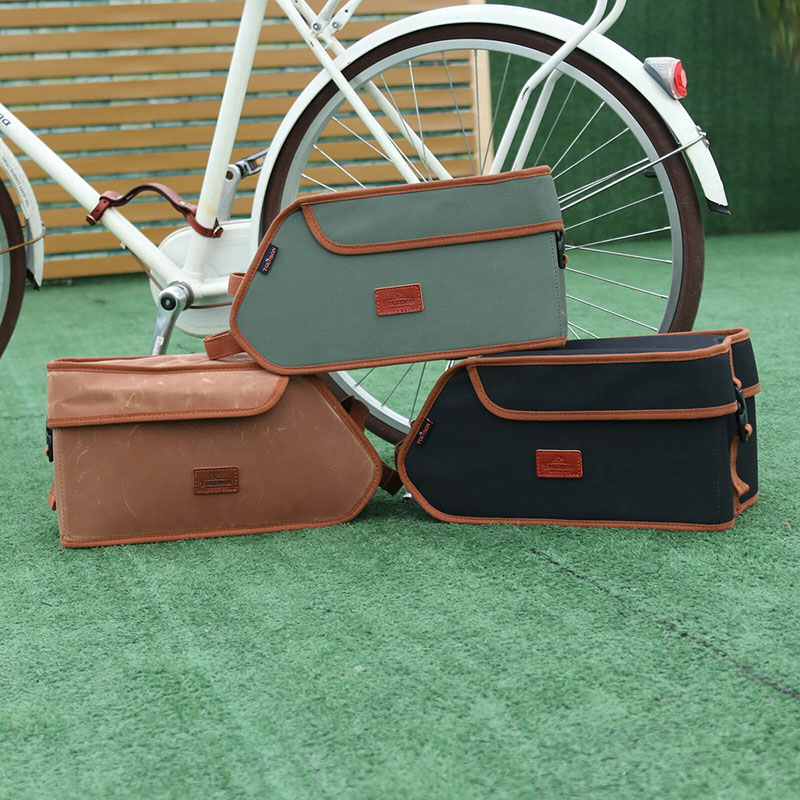 About TOURBON Canvas Bicycle Pannier Bike Rear Rack Insulated Trunk Cooler Bag Review