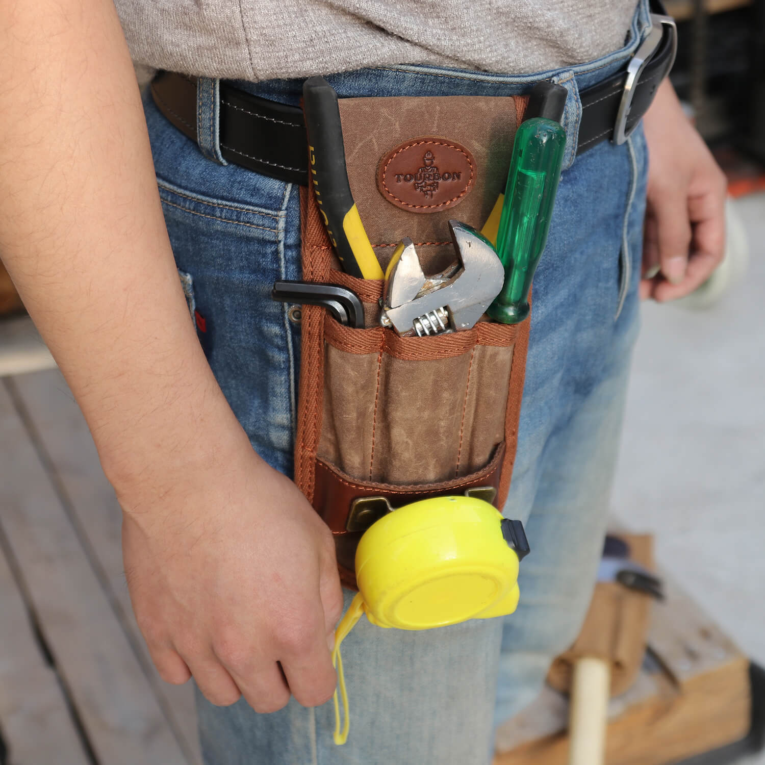 leather pliers belt holster